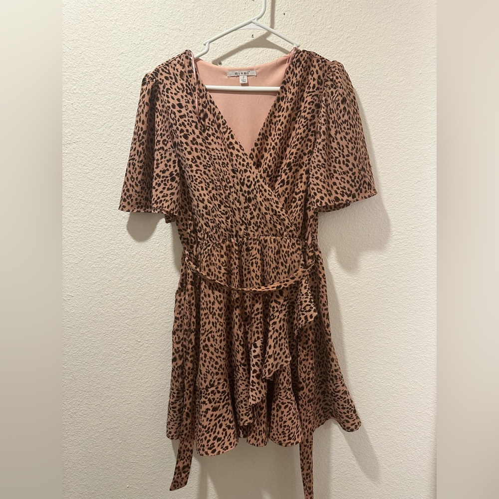 Leopard print dress